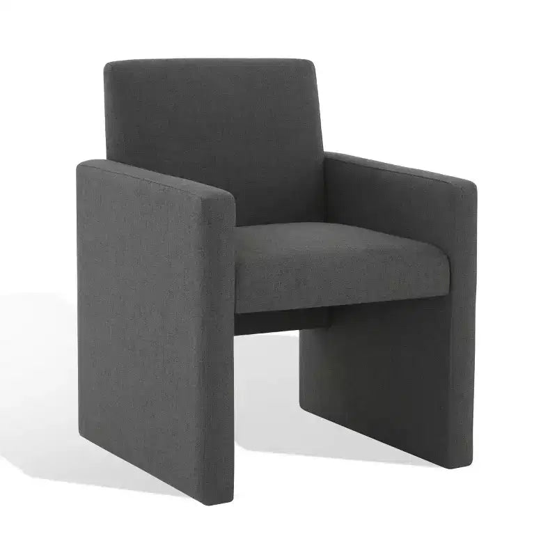 Sedia da pranzo in lino Maisey - SFV5053 - Grigio antracite