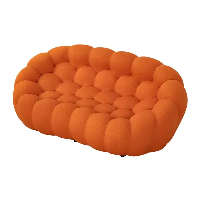 MAYEERTY 74.8 Divanetto Moderno Bubble a 2 Posti, Divano Imbottito in Tessuto a Rete 3D per Soggiorno