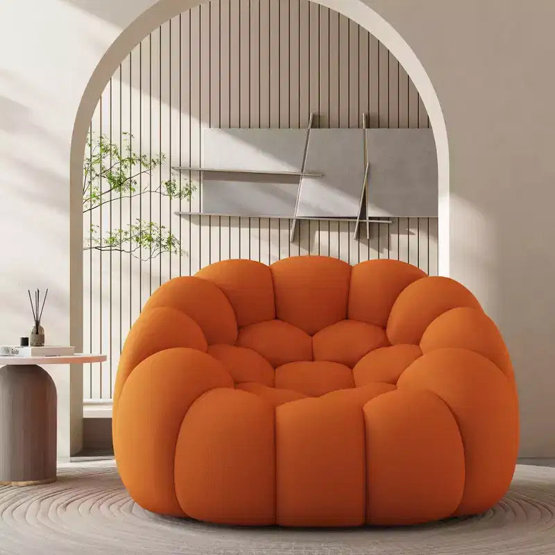 MAYEERTY 74.8 Divanetto Moderno Bubble a 2 Posti, Divano Imbottito in Tessuto a Rete 3D per Soggiorno