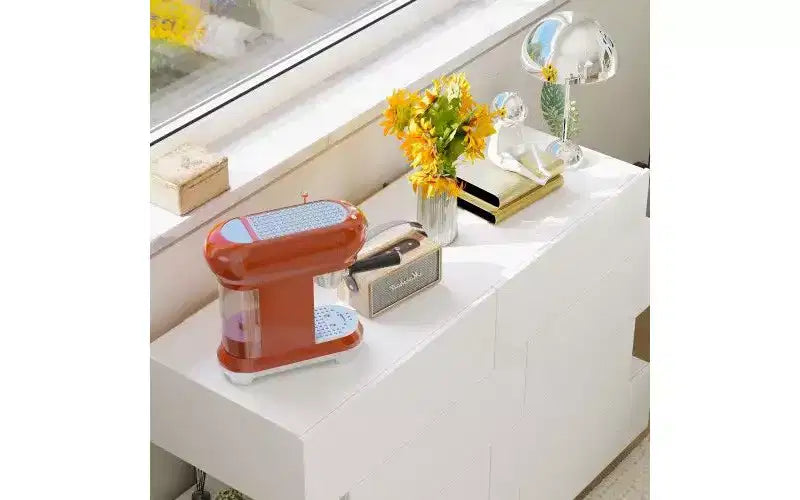 Cassettiera Famapy con struttura bianca non abbinata dal design creativo, 8 cassetti
